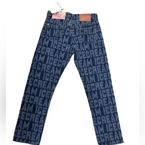 Ice Cream Print Jeans